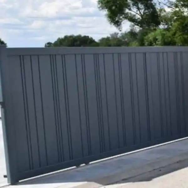 Portones de metal corredizos sencillos - 3