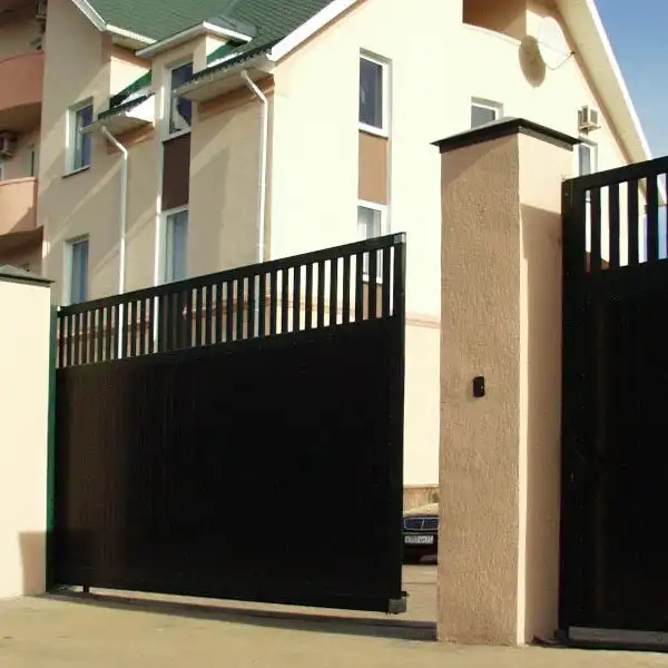 Portones de metal corredizos sencillos - 5