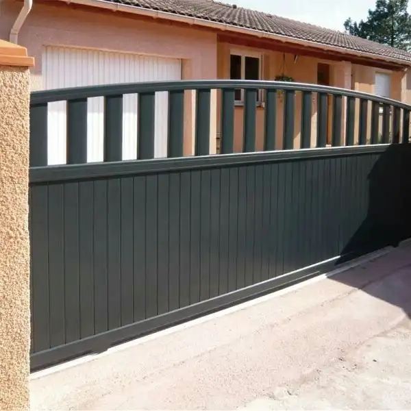 Portones de metal corredizos sencillos - 7