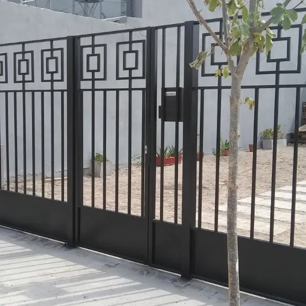 portones de metal - sencillos - mejor precio