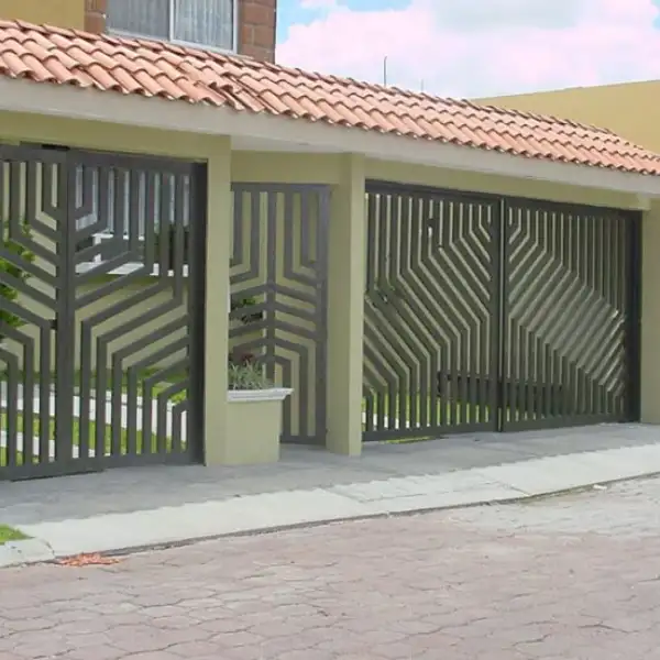 Portón para casa de rejas